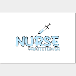 Nurse Practitioner (NP) Blue Posters and Art